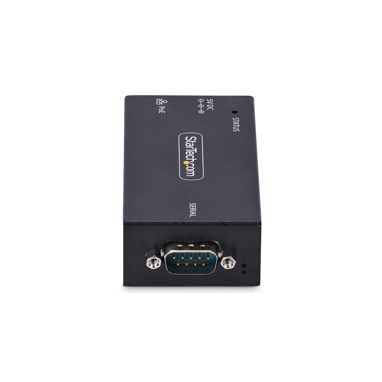 StarTech.com 1-Port Serial to Ethernet Adapter, 802.3af PoE IP Serial Device Server For Remote RS232 Devices, Wall/DIN Rail Mountable, RJ45 LAN to DB9 Serial Converter, TAA