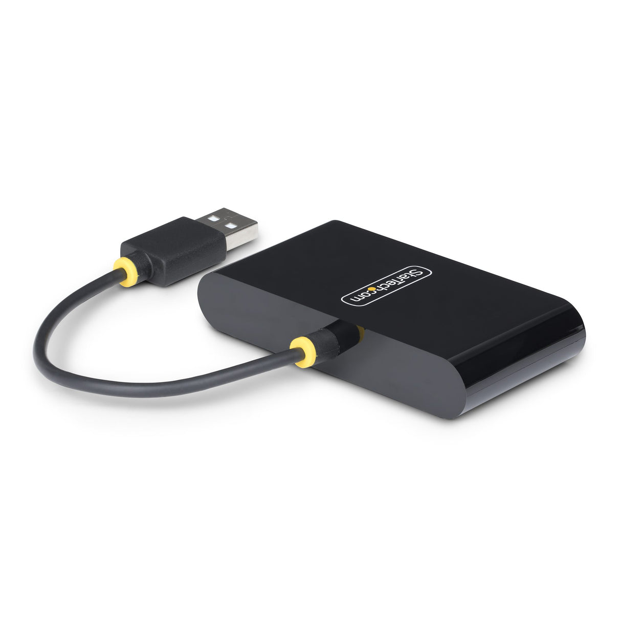 StarTech.com 4-Port USB 2.0 Hub, USB Bus Powered, Small Travel Mini USB Hub, USB 2.0 Splitter, Portable Multi-Port USB Hub, 480Mbps, Overcurrent Protection (OCP)