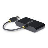 StarTech.com 4-Port USB 2.0 Hub, USB Bus Powered, Small Travel Mini USB Hub, USB 2.0 Splitter, Portable Multi-Port USB Hub, 480Mbps, Overcurrent Protection (OCP)