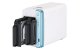 QNAP TS-251D NAS Tower Intel® Celeron® J4005 2 GB DDR4 0 TB QNAP Turbo System Blue, White