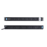 StarTech.com 12-Outlet Rackmount PDU, 1U Server Power Strip with Wide-Spaced Right-Angle Ports, Mounted Power Distribution Unit for 19-Inch Racks and Cabinets