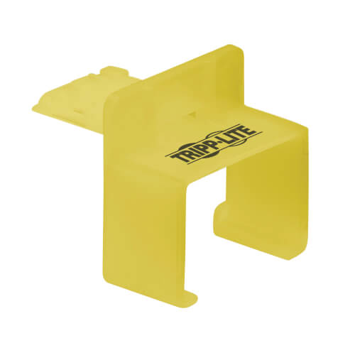 Tripp Lite Universal RJ45 Plug Locks, Yellow, 10 Pack