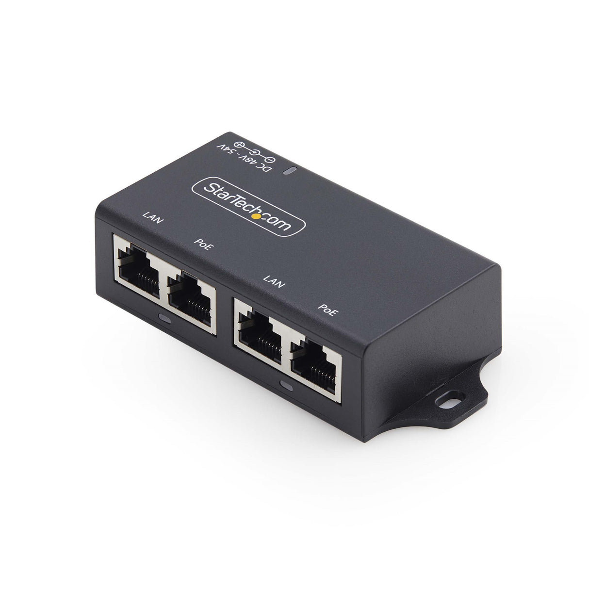 StarTech.com 2-Port Gigabit Midspan PoE+ Injector, 10/100/1000Mbps, PoE+ (802.3af/at), 30W, 1Gbps Ethernet, Wall Mountable, Unmanaged Inline Power Over Ethernet