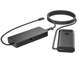 HP Univ USB-C Hub/Lptp Charger Wired USB 3.2 Gen 1 (3.1 Gen 1) Type-C Black
