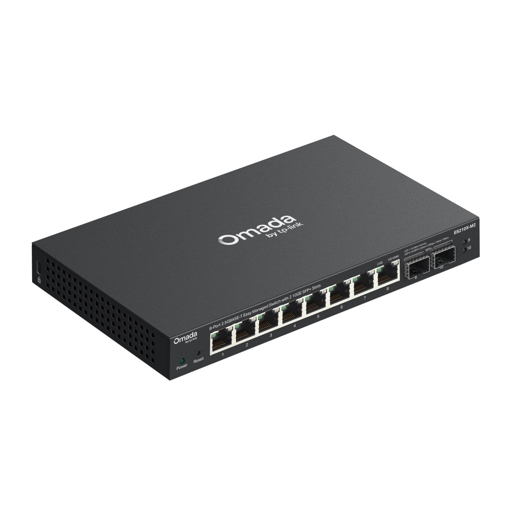 TP-Link ES210X-M2 network switch Managed 2.5G Ethernet (100/1000/2500) Desktop/Wall-Mounting Black