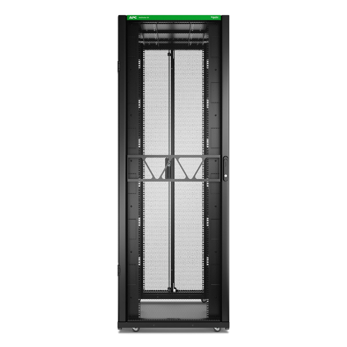 APC NetShelter SX Server Rack Gen 2, 45U, 2124H x 750W x 1200D mm, with Sides, Black