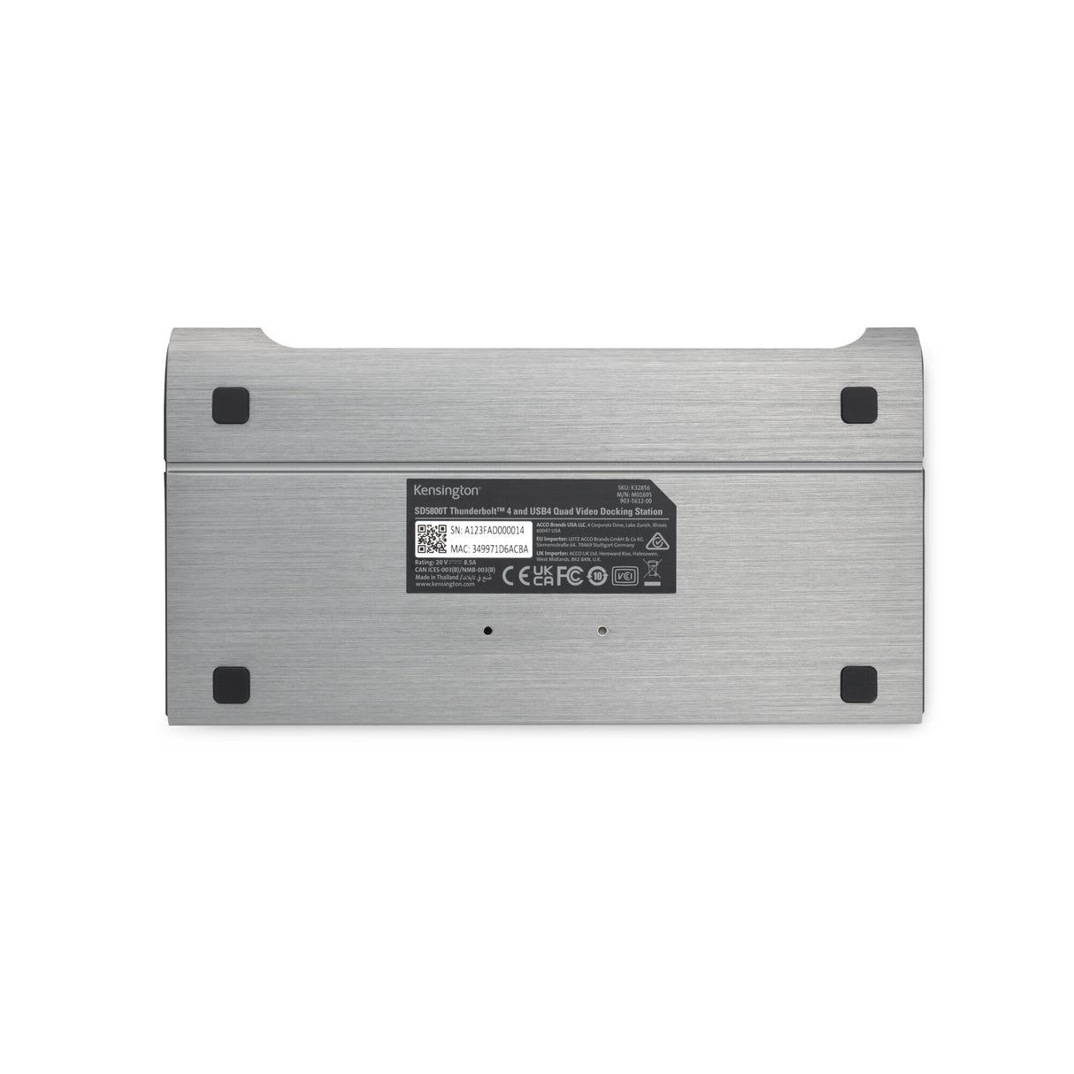 Kensington SD5800T Thunderbolt 4 and USB4 Quad Video Docking Station - 98W PD - DP/HDMI - Windows/macOS