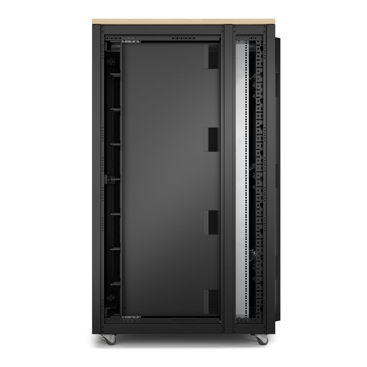 APC AR4038LA rack cabinet 38U Freestanding rack Black, Maple colour