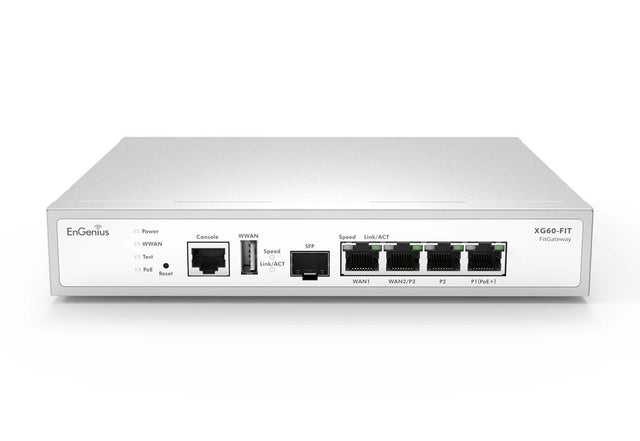 EnGenius FitXpress Managed Gateway 2 x GbE LAN & 2 x GbE WAN & 1 SFP port