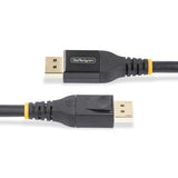 StarTech.com 7.6m (25ft) Active DisplayPort 1.4 Cable, DP8K DisplayPort Cable w/HBR3, HDR10, MST, DSC 1.2, HDCP 2.2, 8K 60Hz, 4K 120Hz - DP 1.4 Cable M/M