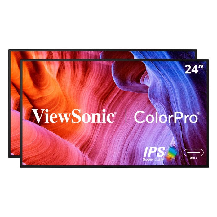 Viewsonic VP2468a_H2 computer monitor 61 cm (24") 1920 x 1080 pixels Full HD LED Black