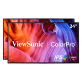 Viewsonic VP2468a_H2 computer monitor 61 cm (24") 1920 x 1080 pixels Full HD LED Black