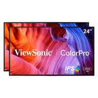 Viewsonic VP2468a_H2 computer monitor 61 cm (24") 1920 x 1080 pixels Full HD LED Black