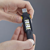 StarTech.com USB-A Port Blocker Key with 4x Latching USB-A Dust Cover Plugs, Snap-In Reusable Port Protectors for Laptops & Computers