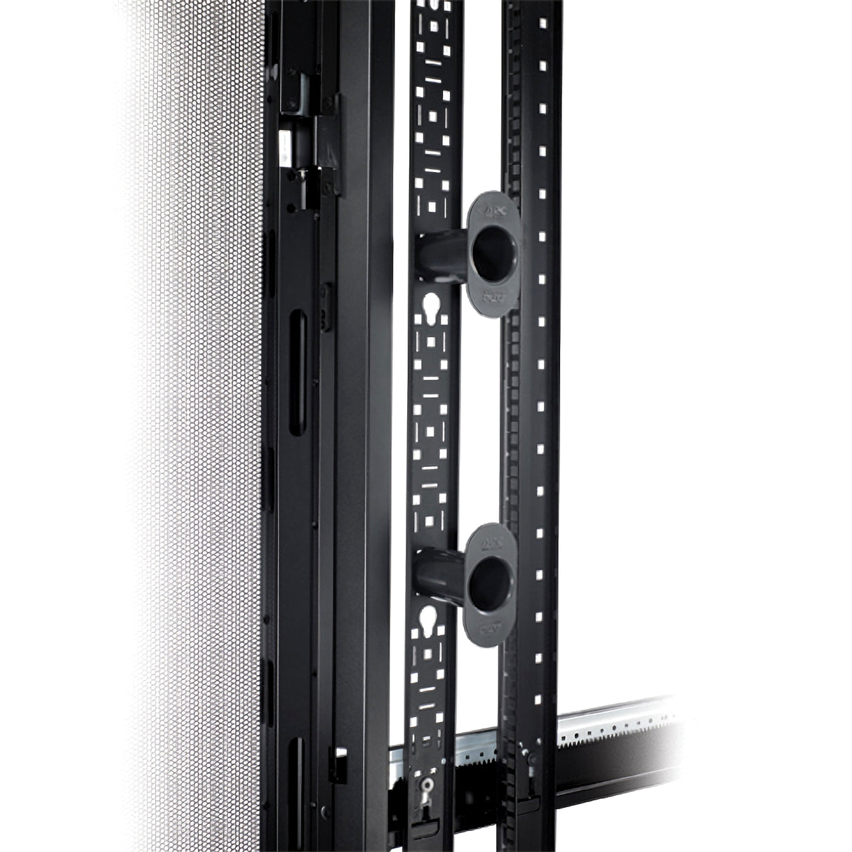APC NetShelter Cable Management, Vertical Cable Manager, Spools for Vertical Fiber Organizer, Set of 4, Black, 64 x 119 x 103 mm