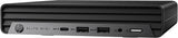 HP Elite Mini 600 G9 Intel® Core™ i5 i5-12500T 8 GB DDR4-SDRAM 256 GB SSD Windows 11 Pro Mini PC Black
