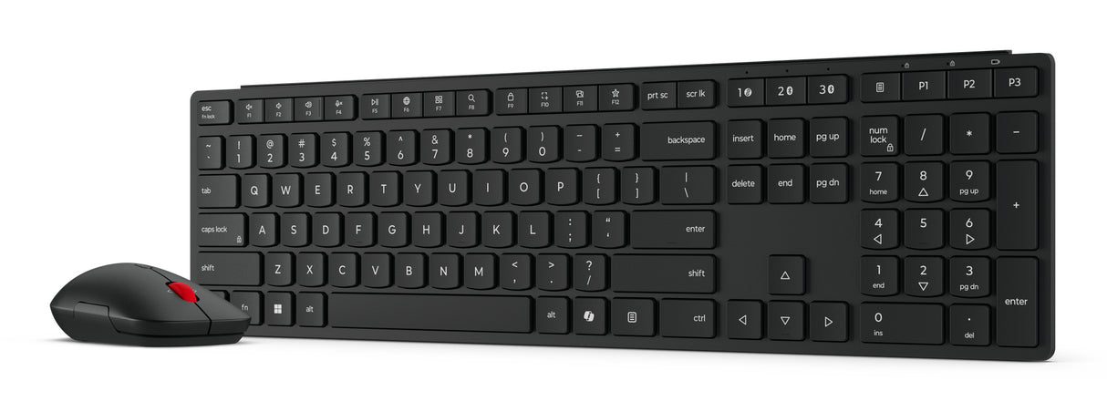 Lenovo 4X31S04810 keyboard Mouse included Office RF Wireless + Bluetooth US English Black