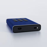 iStorage diskAshur³ 2TB Blue | Secure Portable Hard Drive | FIPS 140-3 Level 3 Complaint |Common Criteria EAL 5+ | PIN protected | AES-XTS 256-bit hardware encryption | GDPR, TAA Compliant | Dust/Water Resistant