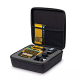 DYMO RHINO 4200 Industrial Label Maker Kit Case | QWERTY Keyboard & Time-Saving Hot Keys | Durable Label Printer for Job Sites and Heavy-Duty Labelling Jobs