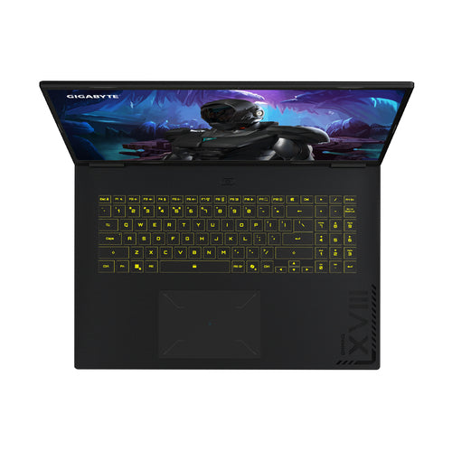 GIGABYTE GAMING A18 3WHK3USC64SH laptop AMD Ryzen™ 7 260 45.7 cm (18") WQXGA 32 GB DDR5-SDRAM 1 TB SSD NVIDIA GeForce RTX 5070 Wi-Fi 6E (802.11ax) Windows 11 Home Black