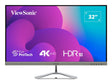 Viewsonic VX3276-4K-MHD-2 computer monitor 81.3 cm (32") 3840 x 2160 pixels 4K Ultra HD LCD Black, Silver