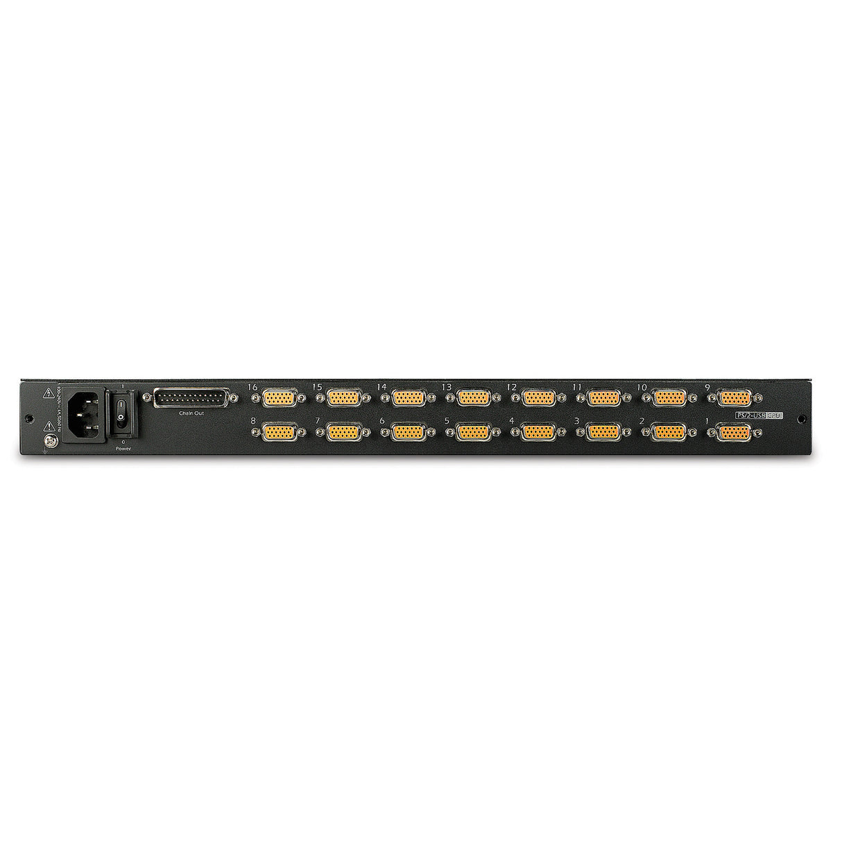 APC 17" Rack LCD Console with Integrated 16 Port Analog KVM Switch