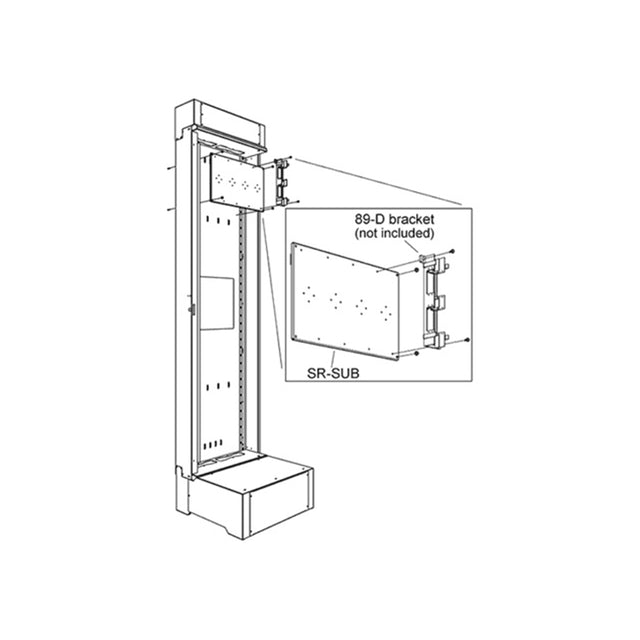Middle Atlantic Subplate Mounting Kit for SR Series