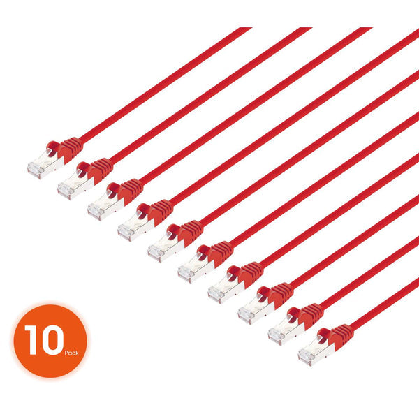 Intellinet 745529 networking cable Red 0.5 m Cat8.1 U/FTP (STP)
