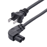 StarTech.com 6ft (1.8m) Laptop Power Cord, NEMA 1-15P to Right Angle C7, 7A 125V, 18AWG, Laptop Charger Cable, Replacement Power Brick Cable, AC Power Cable, UL Listed - TAA