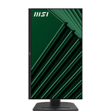 MSI PRO MP275PG 27 Inch Monitor, FHD (1920 x 1080), 100Hz, IPS, 1ms, 1x HDMI 1.4b, 1x DP 1.2a output, 1x D-Sub(VGA), Built-in Speakers, Anti-Glare, Anti-Flicker, Less Blue light, TÜV Certified, VESA, Kensington, 4-way adjustable stand, Black
