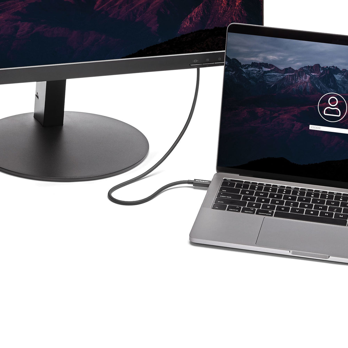 StarTech.com 50cm (1.6ft) Thunderbolt 3 Cable, 40Gbps, 100W PD, 4K/5K, Thunderbolt Certified, Compatible with Thunderbolt 4/USB 3.2/DisplayPort