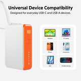 Targus HyperJuice Flex 10K 30W 5000 mAh White, Orange