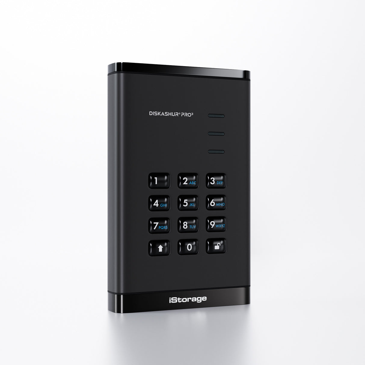 iStorage diskAshur PRO³ HDD 1TB | Secure Portable Hard Drive |FIPS 140-3 Level 3 compliant | AES-XTS 256-bit Hardware Encryption | PIN protected | OS & Platform Independent |GDPR, TAA Compliant|Brute force hack defence | Dust/Water Resistant