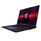 MSI Titan 18 HX A14VIG-081CA Intel® Core™ i9 i9-14900HX Laptop 45.7 cm (18") UHD+ 128 GB DDR5-SDRAM 4 TB SSD NVIDIA GeForce RTX 4090 Wi-Fi 7 (802.11be) Windows 11 Pro Black
