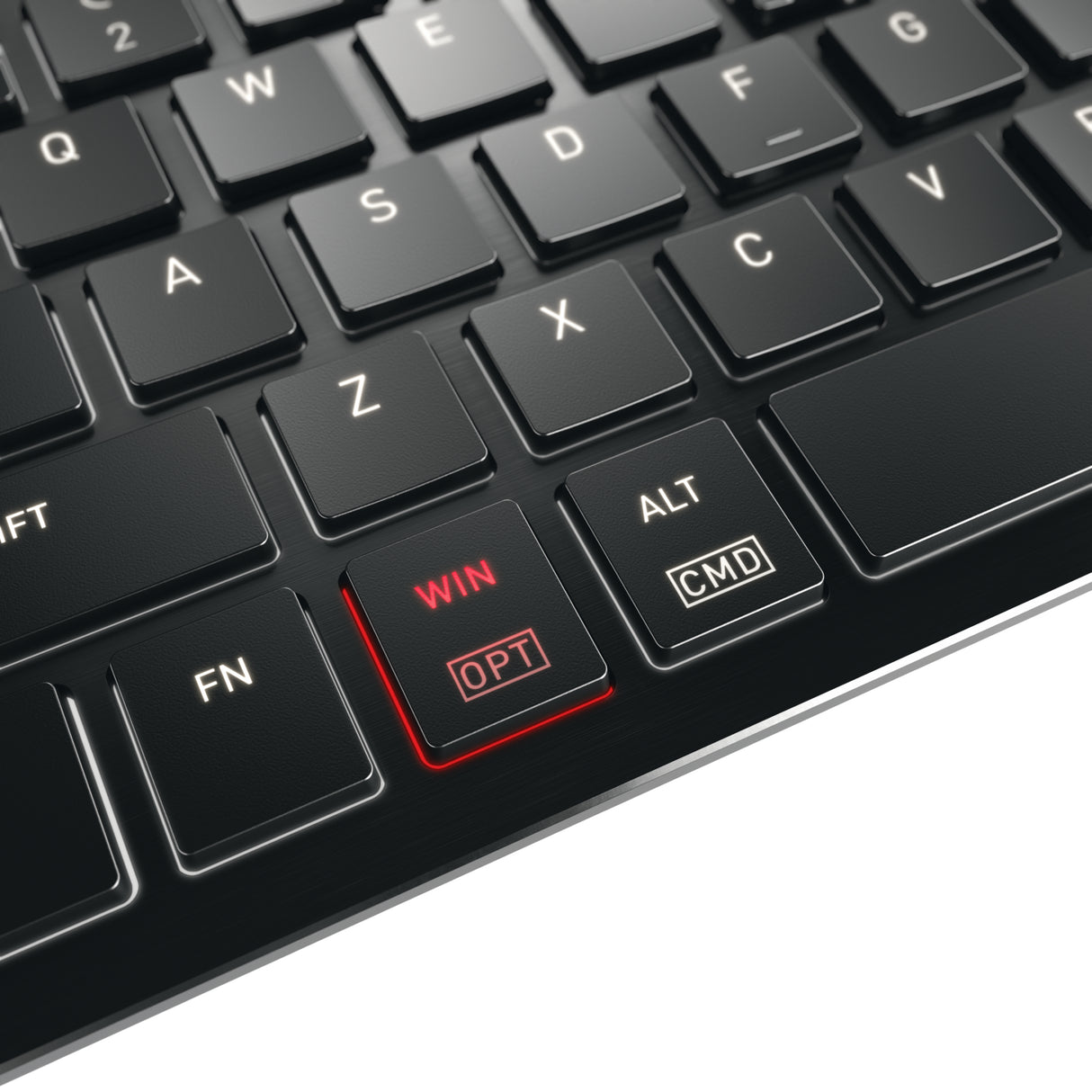 CHERRY KW X ULP 2.0 MINI keyboard Home/Office USB + RF Wireless + Bluetooth QWERTY US English Black