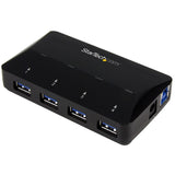 StarTech.com 4-Port USB 3.0 Hub (5Gbps) plus Dedicated Charging Port - 1 x 2.4A Port