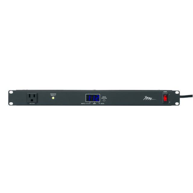 Middle Atlantic Horizontal Power Distribution 9 Outlet, 15 Amp with Local Meter
