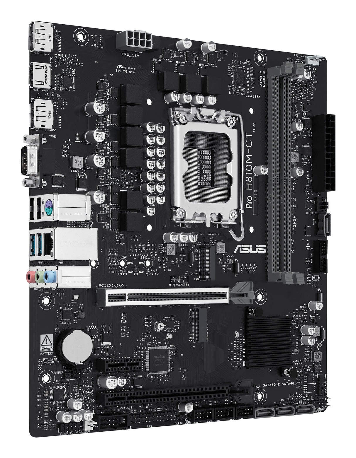 ASUS PRO H810M-CT-CSM motherboard Intel H810 LGA 1851 (Socket V1) micro ATX