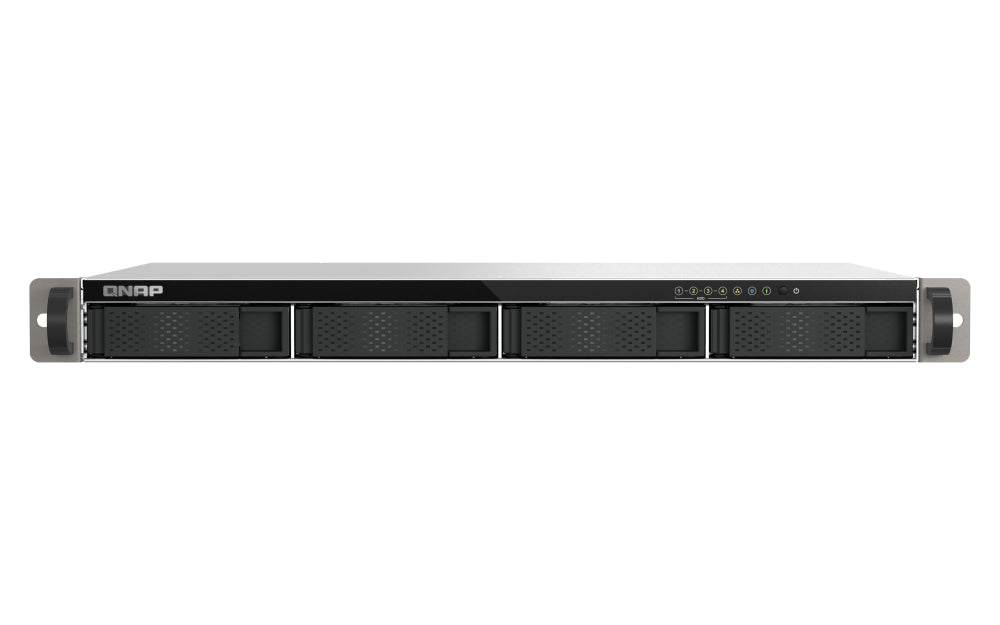QNAP TS-433eU NAS Rack (1U) Cortex-A Cortex-A55 4 GB 0 TB QNAP Turbo System Black