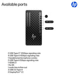 HP Z1 Tower G1i Desktop PC Wolf Pro Security Edition Intel Core Ultra 7 265 32 GB DDR5-SDRAM 1 TB SSD Windows 11 Pro Workstation AI Workstation, AI PC Black