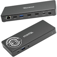 Plugable Technologies UD-MSTH2 laptop dock/port replicator Wired USB 3.2 Gen 2 (3.1 Gen 2) Type-C Black