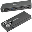 Plugable Technologies UD-MSTH2 laptop dock/port replicator Wired USB 3.2 Gen 2 (3.1 Gen 2) Type-C Black