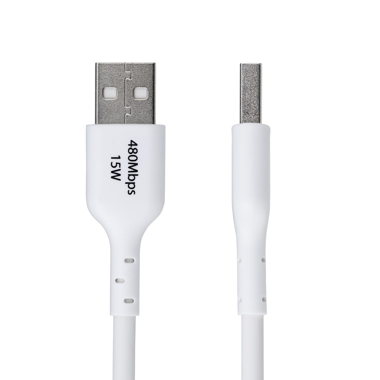 StarTech.com 10ft (3m) USB-A to USB-C Charging Cable, Charge & Sync, 3A, USB 2.0, TPE Jacket - White USB Charging Cord
