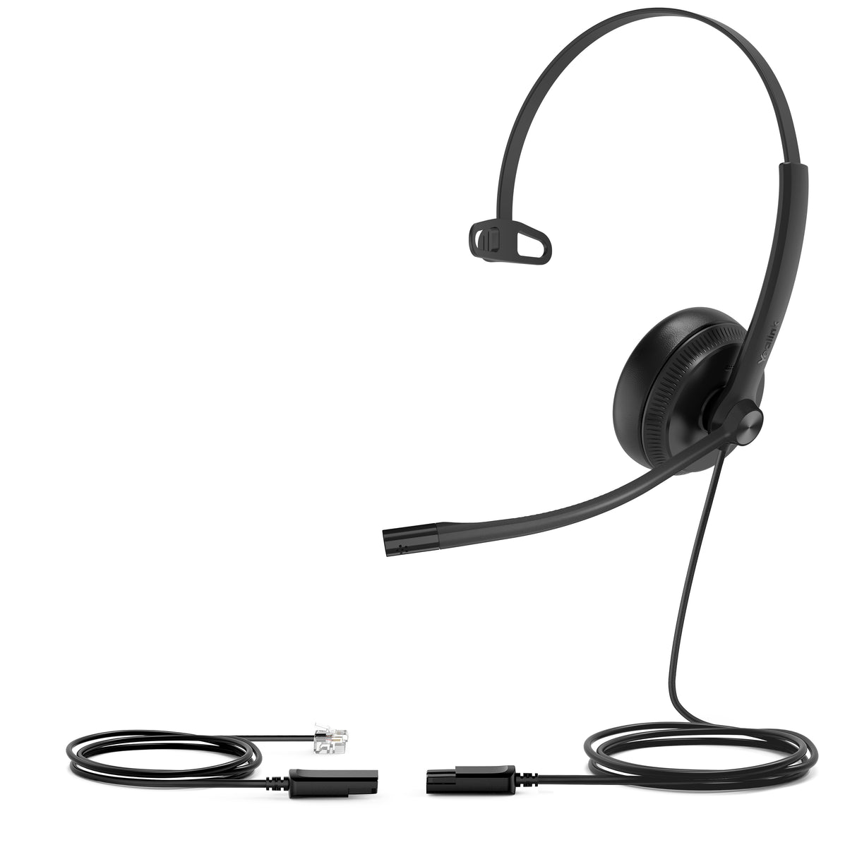 Yealink YHS34 Mono Headset Wired Head-band Calls/Music Black