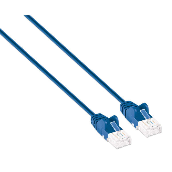 Intellinet 745765 networking cable Blue 0.15 m Cat6a U/UTP (UTP)
