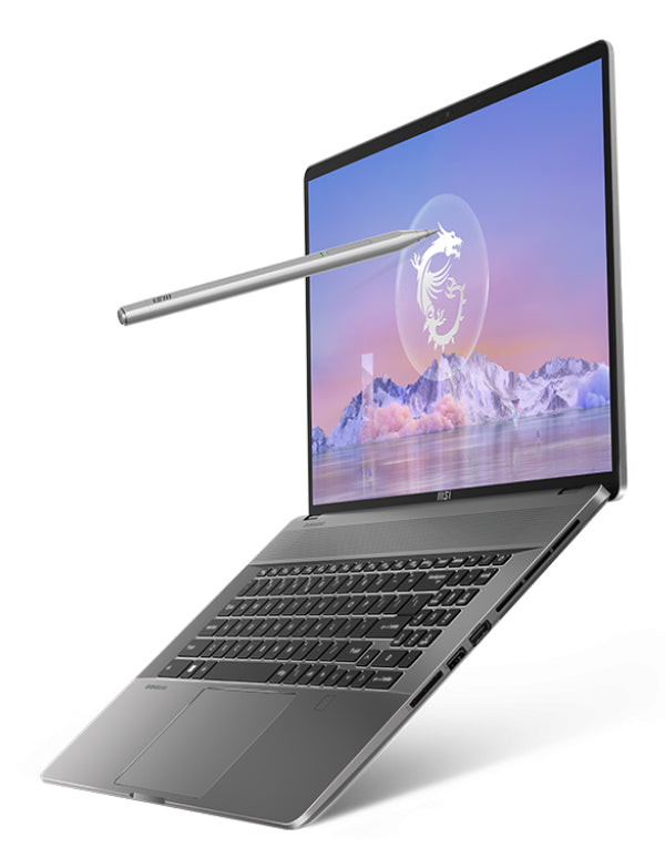 MSI Creator Z17 HX Studio Z17HXStudio A13VET-094CA Intel® Core™ i7 i7-13700HX Laptop 43.2 cm (17") Touchscreen Quad HD+ 32 GB DDR5-SDRAM 1 TB SSD NVIDIA GeForce RTX 4050 Wi-Fi 6E (802.11ax) Windows 11 Pro Grey
