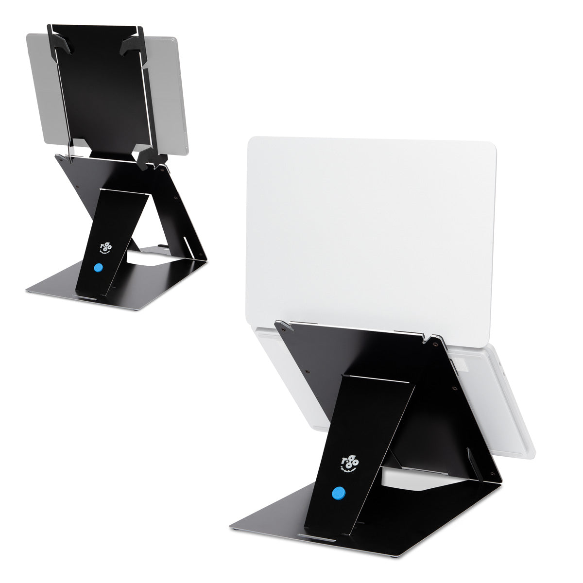 R-Go Tools Tablet and laptop stand R-Go Riser Duo, suitable for 10-22 inch screen, black