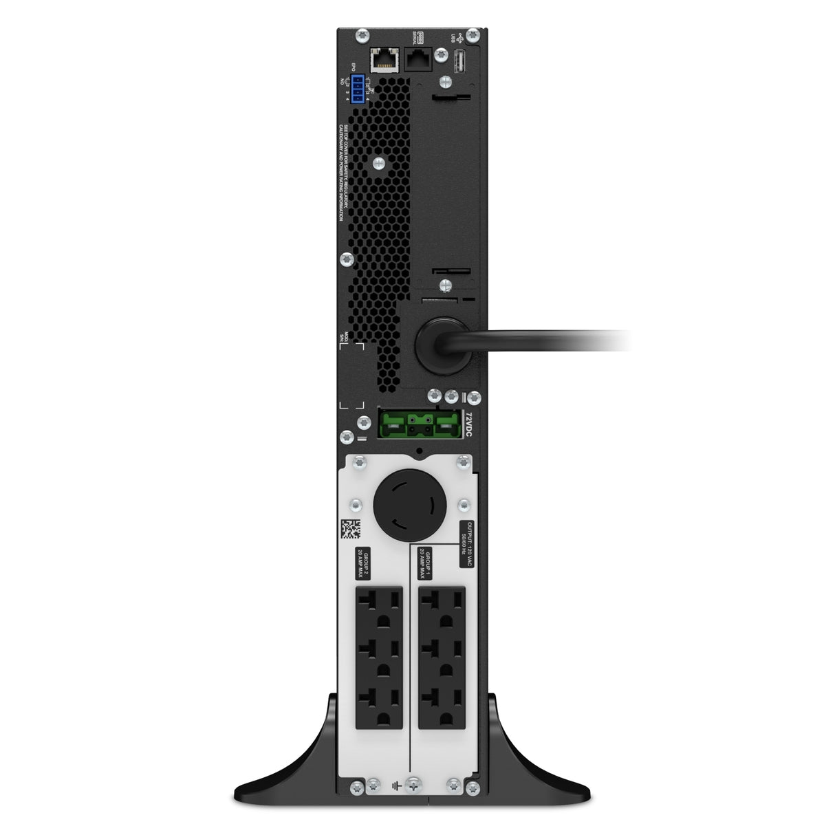 APC SRT2200XLA uninterruptible power supply (UPS) Double-conversion (Online) 2.2 kVA 1800 W 7 AC outlet(s)