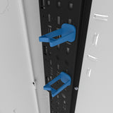 Middle Atlantic VWM Series Back Pan for Solid Door, 36" High x 10" Deep - White