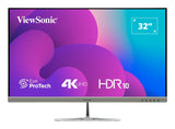 Viewsonic VX3276-4K-MHD-2 computer monitor 81.3 cm (32") 3840 x 2160 pixels 4K Ultra HD LCD Black, Silver